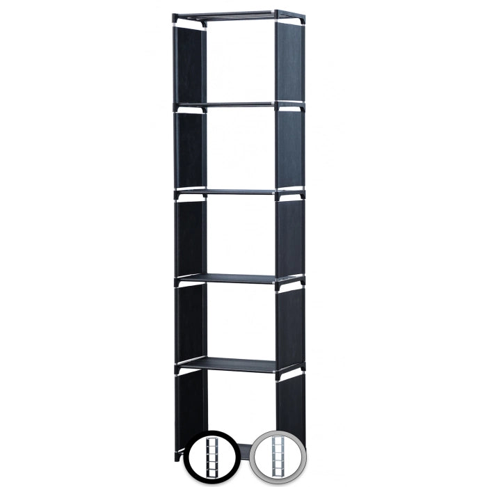 Herzberg  5-Layer Multi-purpose Bookshelf and Storage Rack - 42x153cm