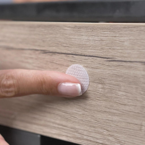 Genius Ideas White 62 Pieces Self-adhesive Velcro Buttons - Shopperllo