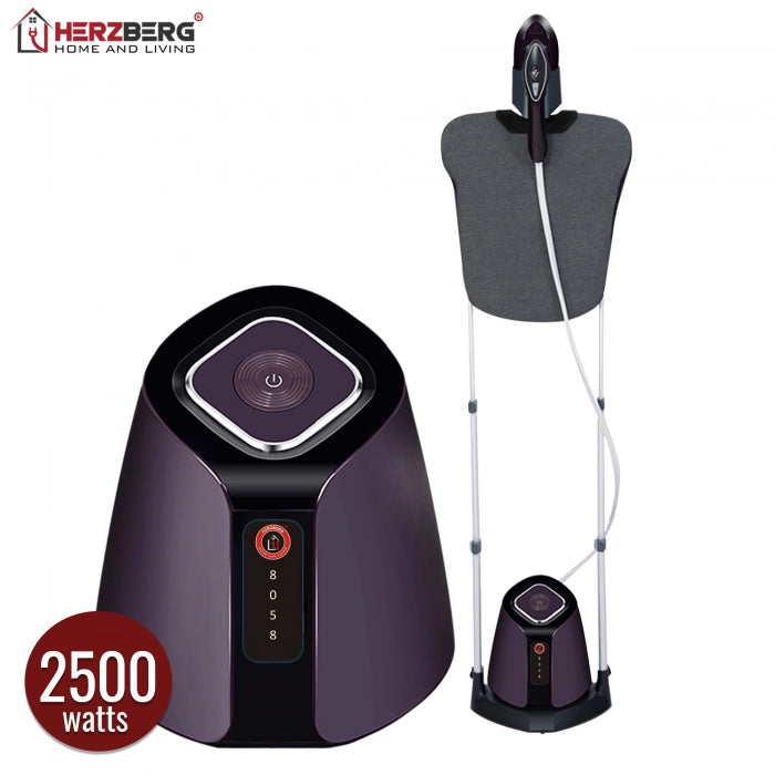 Herzberg HG-8058: Advanced Garment Steamer with Ironing Station - Shopperllo