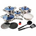 Royalty Line RL-16RGNM: 16 Pieces Premium Stainless Steel Cookware Set - Shopperllo