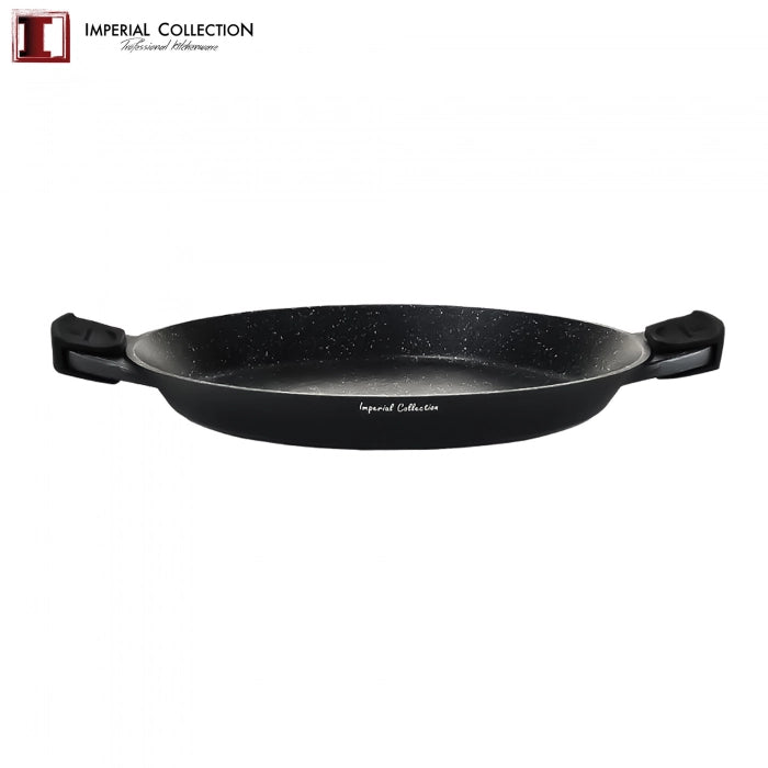 Imperial Collection 40cm Paella Pan with Silicone Handles - Shopperllo