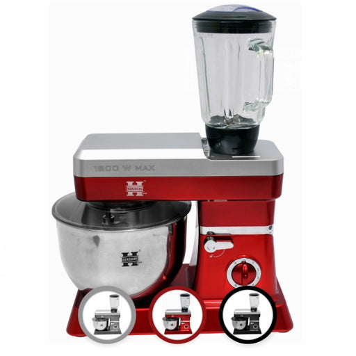Herzberg HG-5065: 2 in 1 6.5L Stand Mixer and 1.7 Blender  - 1200W - Shopperllo