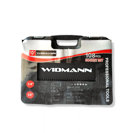 Widmann 108 Piece Professional Socket Set – 1/4″ and 1/2″ - Shopperllo