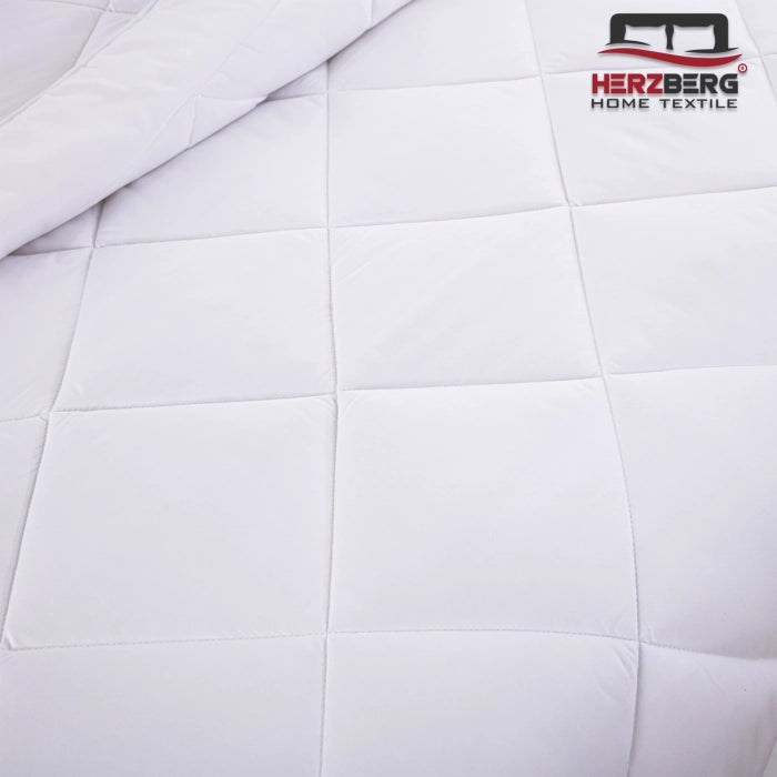 Herzberg HG-14267WD: 4-Star Quality White Duvet - 140x200cm - Shopperllo