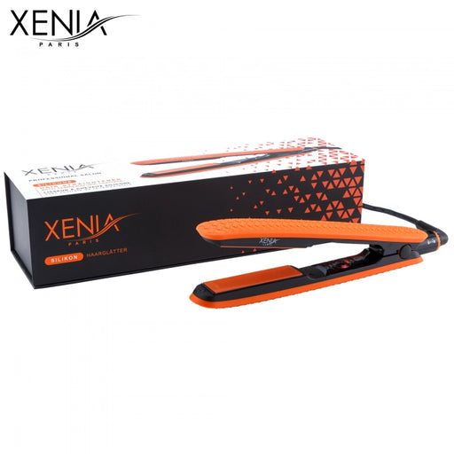 Xenia Paris JS-140209: Orange Silicone Hair Straightener - Shopperllo
