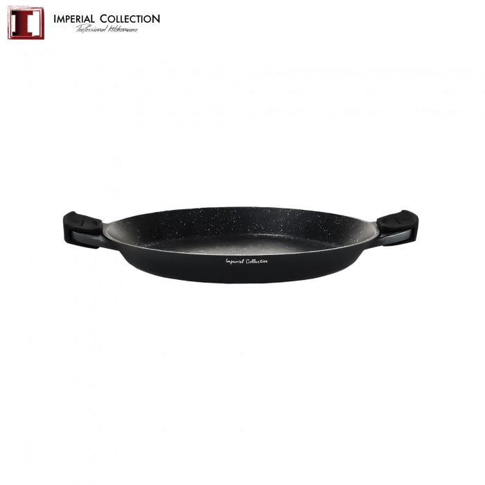 Imperial Collection 32cm Paella Pan with Silicone Handles - Shopperllo
