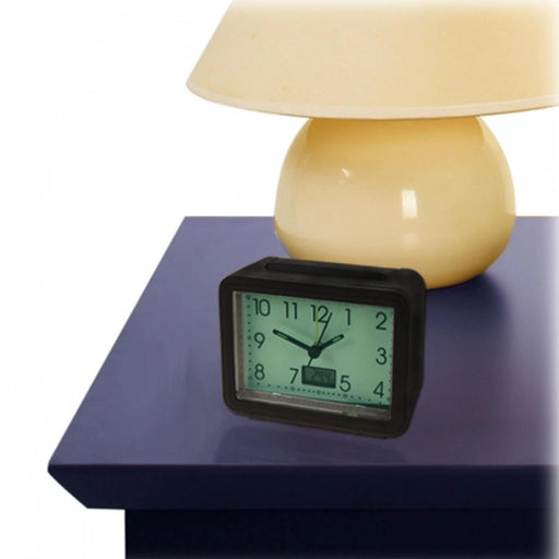 Genius Ideas Luminescent Alarm Clock And Thermometer - Shopperllo