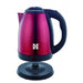 Herzberg HG-5011RED: 1.8L 1500W Stainless Steel Electric  Kettle - Red - Shopperllo