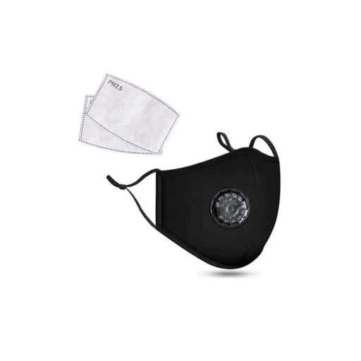 PM2.5M: Washable Cotton Mask w/ 2 Activated Carbon Filters - Shopperllo