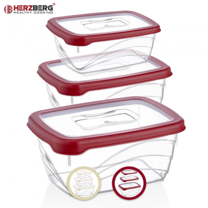 Herzberg 3 Pieces Extra Deep Bio Saver Box Set - Shopperllo