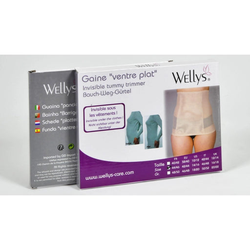 Wellys Invisible Tummy Trimmer/Flat Belly Sheath (48-50 Black) - Shopperllo