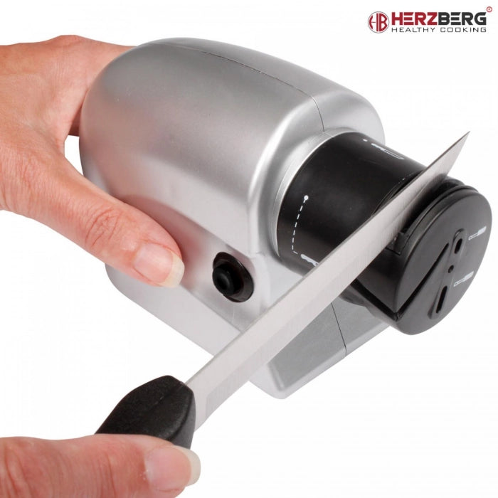 Herzberg Electric or Manual Multi-Purpose Sharpener - Shopperllo