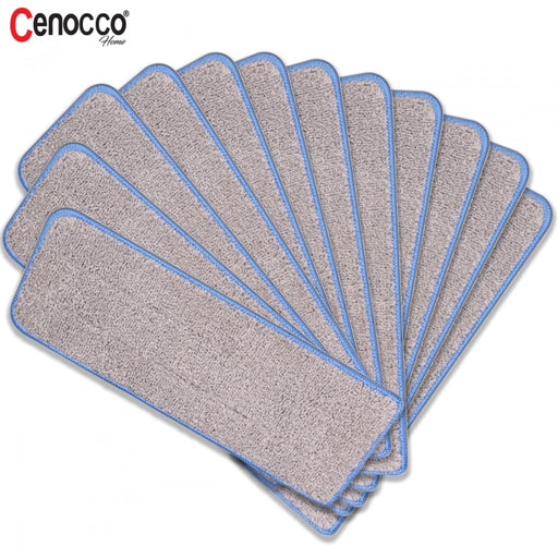 Cenocco Set of 12 Washable Microfiber Mop Replacement Pads - Shopperllo