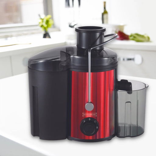 Royalty Line RL-PJ19001RD: 15L Stainless Steel Juice Extractor - 700W - Red - Shopperllo