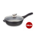 Royalty Line RL-BDF24-M: 24cm Marble Coated Cooking Pan w/ Glass Lid - Shopperllo