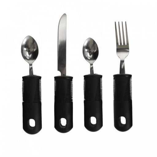 Wellys GI-041880: 4 Pieces Comfort Grips Senior Cutlery Set - Shopperllo