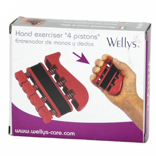 Wellys GI-069125: 4 Piston Hand and Finger Exerciser - Shopperllo