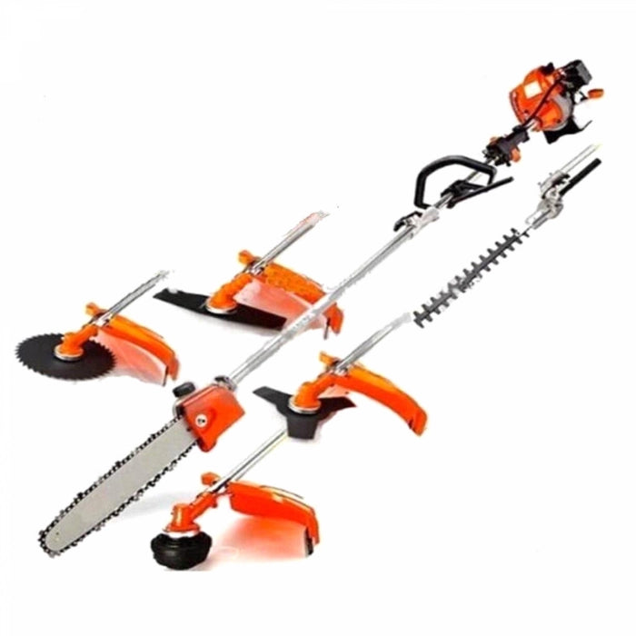 Powertech RL-PT580: 8in1 Professional Brush Cutter, Hedge Trimmer, and Chain Saw - Shopperllo